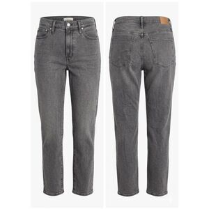 Madewell The Perfect Vintage Jean Black Dark Wash Straight Leg Denim Womens 30